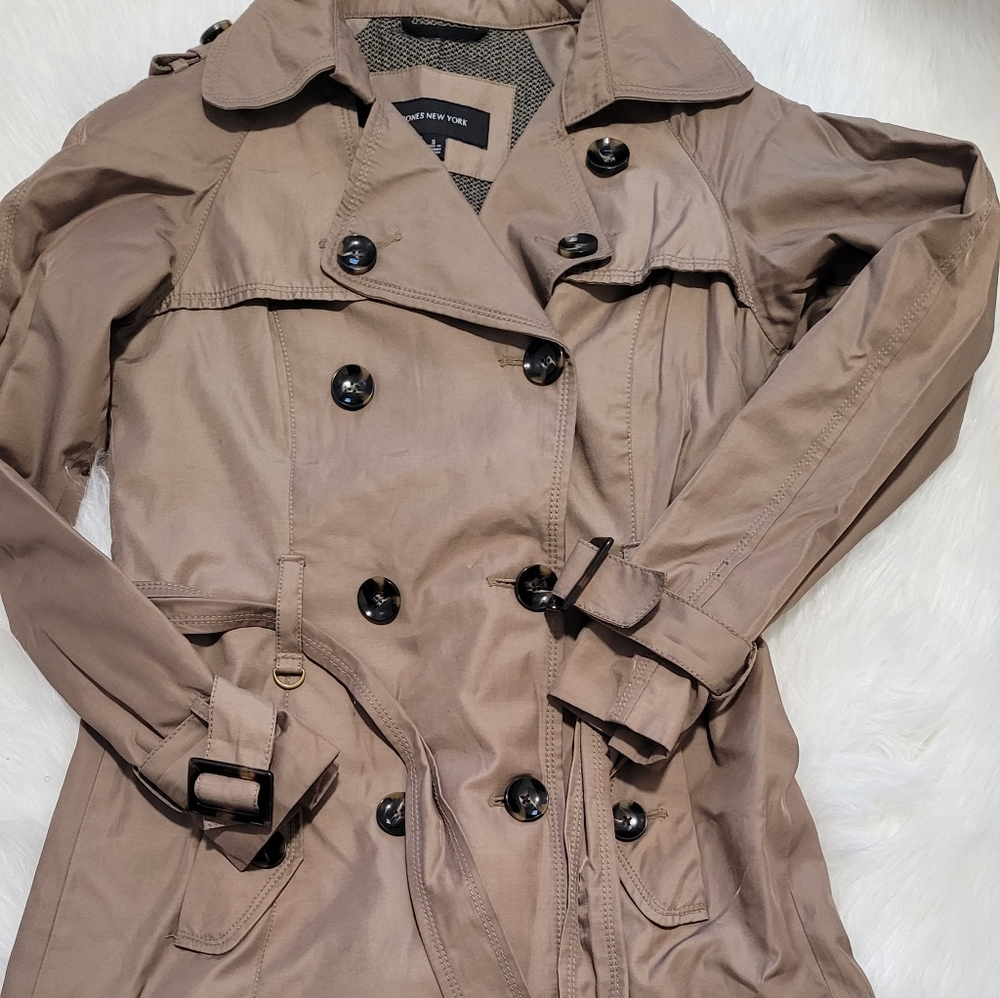 Jones new york trench coat.  traditional